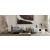 Cassius Deluxe Excess Lounger Fabric Sofa Bed w/Chrome Legs