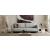 Cassius Deluxe Excess Lounger Fabric Sofa Bed w/Chrome Legs