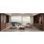Dublexo Frej Fabric Sofa Bed w/Smoked Oak Arms & Legs