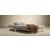 Cubed Deluxe Fabric Sofa Bed w/Chrome Legs