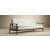 Dublexo Frej Fabric Sofa Bed w/Smoked Oak Arms & Legs