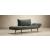 Zeal Deluxe Fabric Daybed w/Dark Wood Styletto Legs