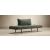 Zeal Deluxe Fabric Daybed w/Dark Wood Styletto Legs