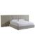 Decker Wall Fabric Platform Bed