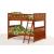 Ginger Wood Bunk Bed, Full/Full Size