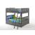 Ginger Wood Bunk Bed, Full/Full Size