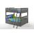 Ginger Wood Bunk Bed, Full/Full Size