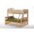 Ginger Wood Bunk Bed, Twin/Full Size