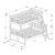 Ginger Wood Bunk Bed, Twin/Full Size