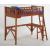 Ginger Wood Loft Bunk Bed
