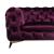 Glitz Velour Fabric Loveseat