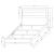 Luccia Wood Panel Bed w/LED Light