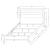 Luccia Wood Panel Bed w/LED Light