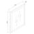 Luccia Wood Square Mirror