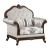 Gloria Button Tufted Fabric Chair