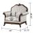 Gloria Button Tufted Fabric Chair