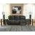 Glossmore Leather/PVC Reclining Living Set