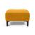 Deluxe Excess Fabric Ottoman w/Wood Legs