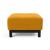 Deluxe Excess Fabric Ottoman w/Wood Legs