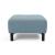 Deluxe Excess Fabric Ottoman w/Wood Legs