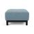 Deluxe Excess Fabric Ottoman w/Wood Legs
