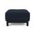Deluxe Excess Fabric Ottoman w/Wood Legs