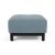 Deluxe Excess Fabric Ottoman w/Wood Legs