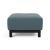 Deluxe Excess Fabric Ottoman w/Wood Legs