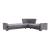 Armada X Customizable Fabric Convertible L-Shaped Sectional Sofa, Composition 1