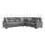 Armada X Customizable Fabric Convertible L-Shaped Sectional Sofa, Composition 1
