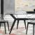 Kent Wood/Glass Rectangular Dining Table