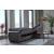 Grepno Sleeper Storage Fabric L-Shaped Sectional Sofa