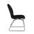 Gretchen Curved Back Sled PU Side Chair