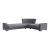 Armada X Fabric Convertible L-Shaped Sectional