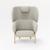 Grace 2 Wooden Base Armchair w/Headrest
