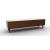 Universal Ceramic/Wood Customizable TV Stand w/2 Doors & Drop-Down Door & Wooden Feet