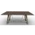 Sunshine W78.7-inch Ceramic/Metal Customizable Rectangular Dining Table