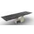 Twins Metal/Ceramic Rectangular Extendable Dining Table