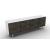 Universal Ceramic/Wood Customizable Sideboard w/4 Glass Doors & Metal Frame