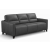 Guily Leather Queen-Sized Leather Sofabed with One-Handed Operation