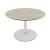 Balance W47.2-inch Ceramic/Metal Customizable Round Dining Table