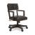 Breckington Wood/Faux Leather Home Office Desk Chair