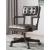 Breckington Wood/Faux Leather Home Office Desk Chair