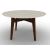 Abrey Wood/Ceramic Round Dining Table