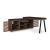 Kallari Wood/MDF Credenza with Desk Return