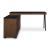 Kallari Wood/MDF Credenza with Desk Return