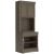 Janismore Wood Bookcase with LED Underlighting