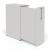 Boxi Office Lockable Storage Tower w/1 Shelf, 2 Metal Shelves, 2 Small Drawers & USB Port
