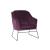 Harmony Velvet Accent Armchair