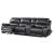 Hailey Leather/PVC Reclining Modular Loveseat